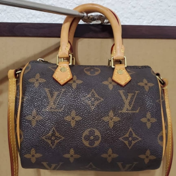 LOUIS VUITTON Monogram Nano Speedy Bag - Picture 5 of 16